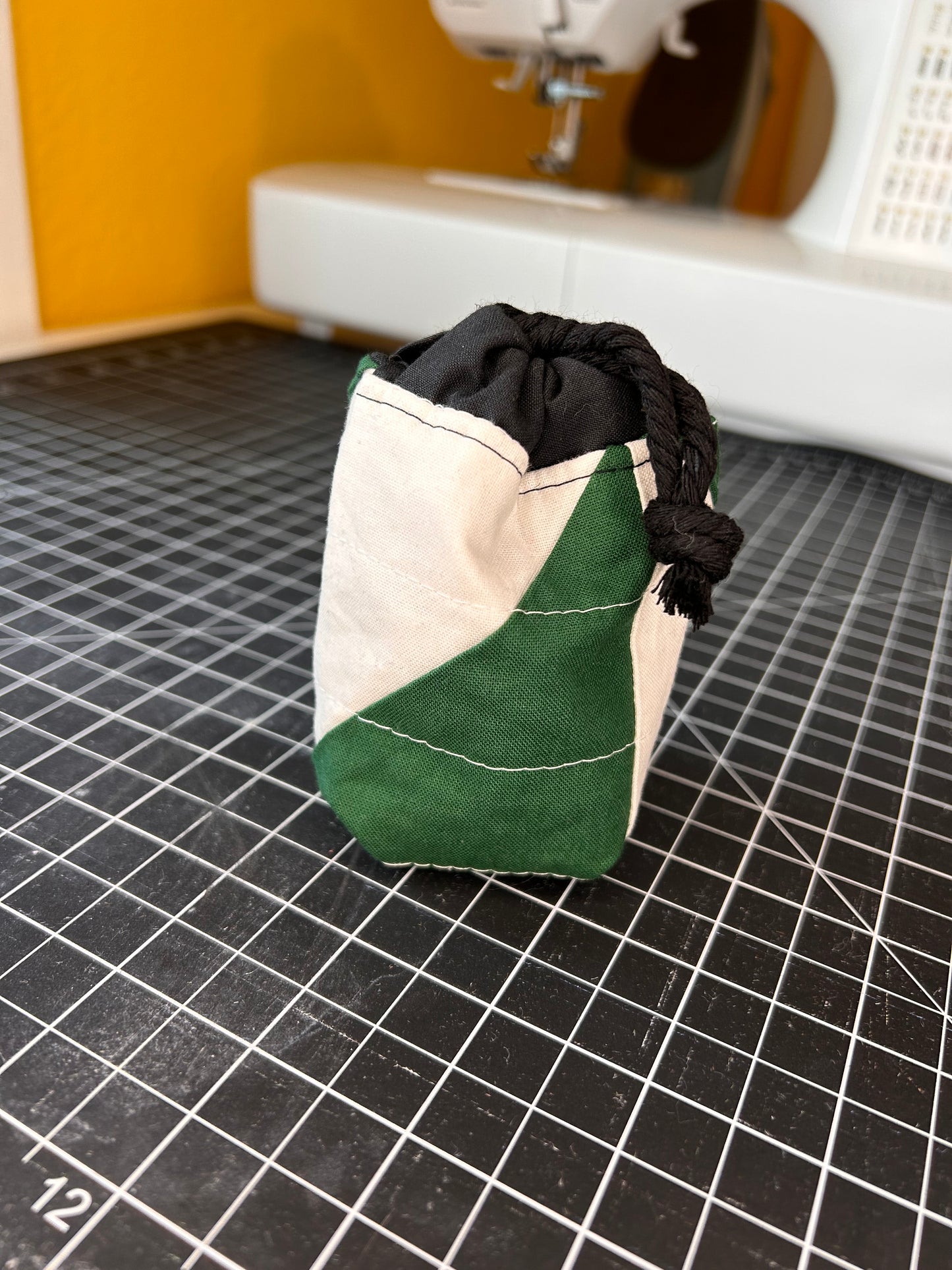 Green Patchwork - Dice Bag