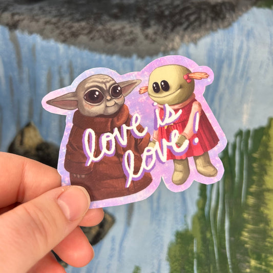 “Green Guys: Love is Love” Sticker